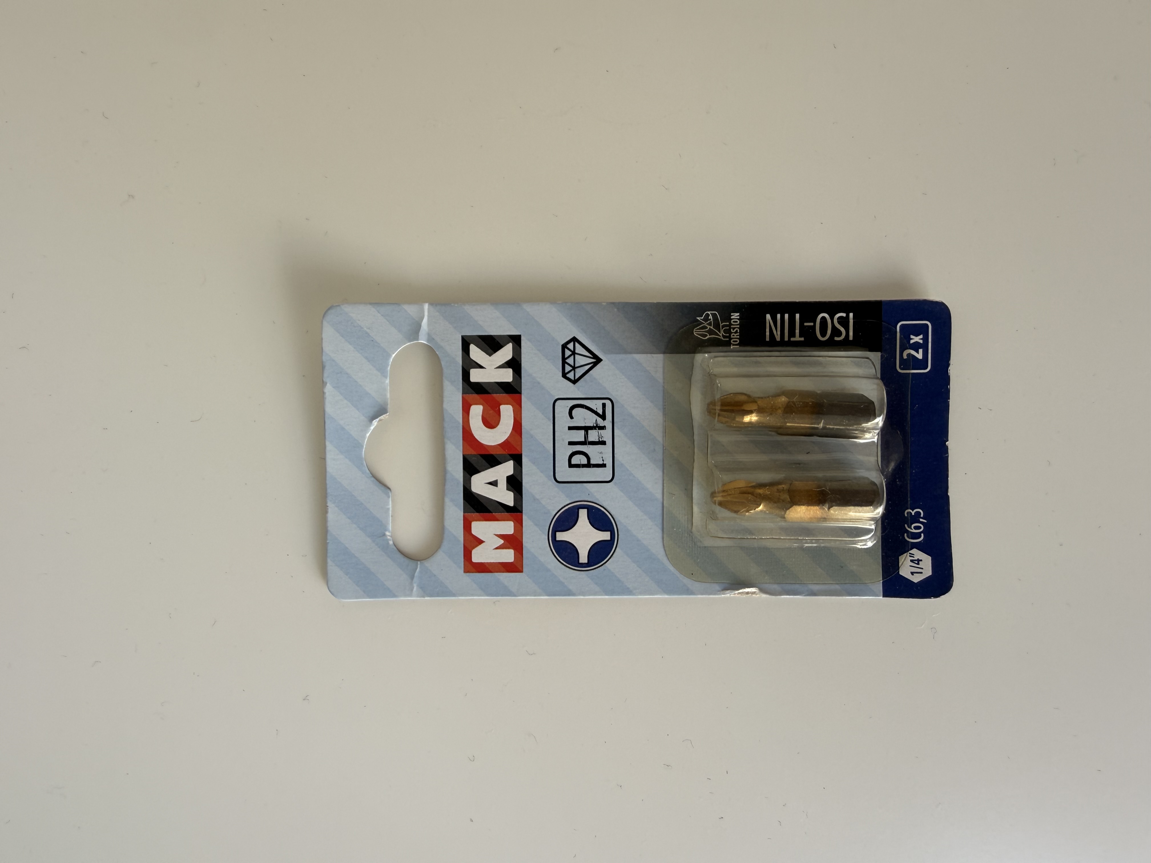 MACK schroefbits PH2 (2 stuks)