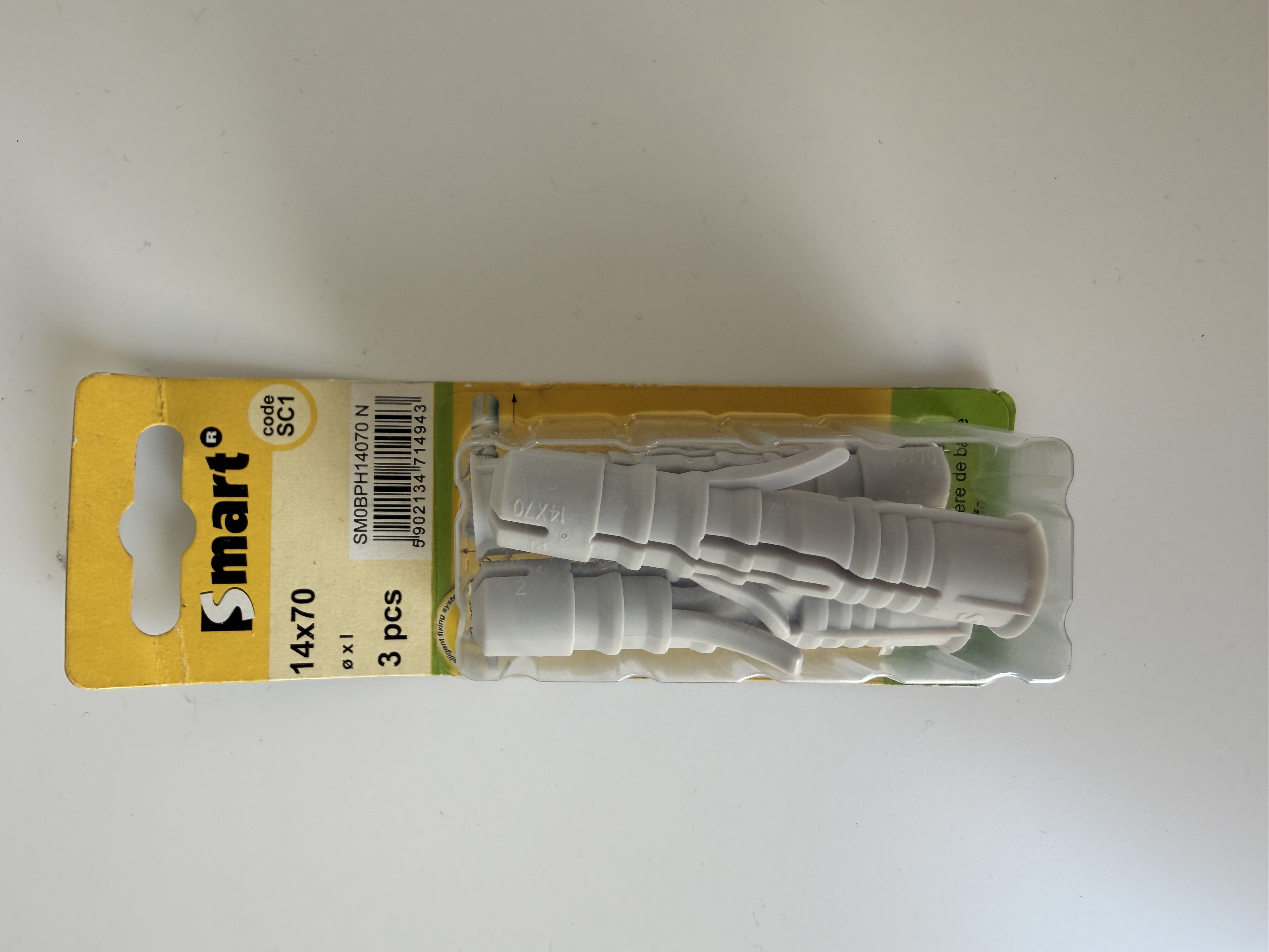 Smart nylon pluggen 14×70 (3 stuks)